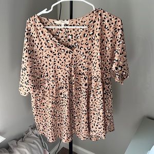 Andre by unit animal print top